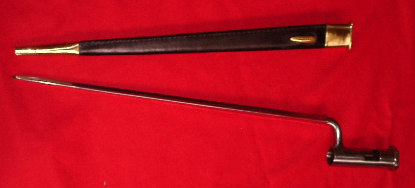Bayonet & Scabbard, Brown Bess - Click Image to Close
