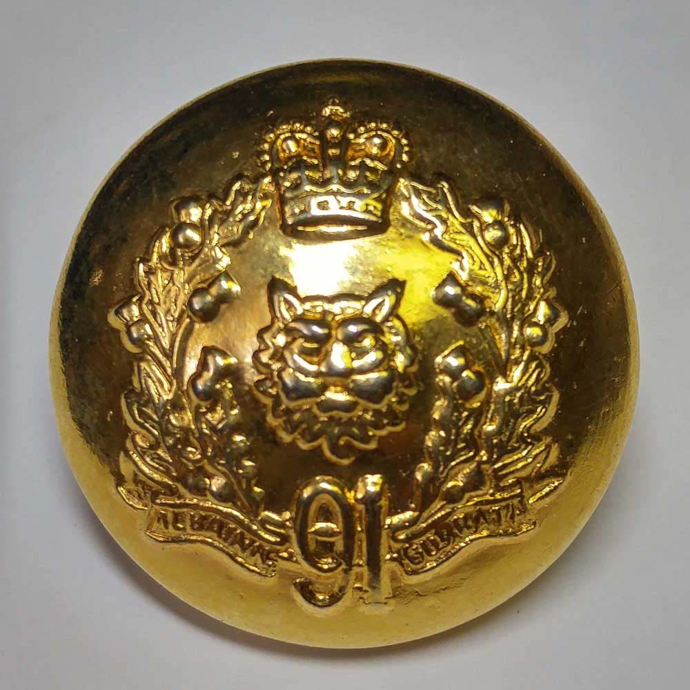 Argyll & Sutherland Highlndr of Can, 91st, Brass, (19mm, 3/4") - Click Image to Close