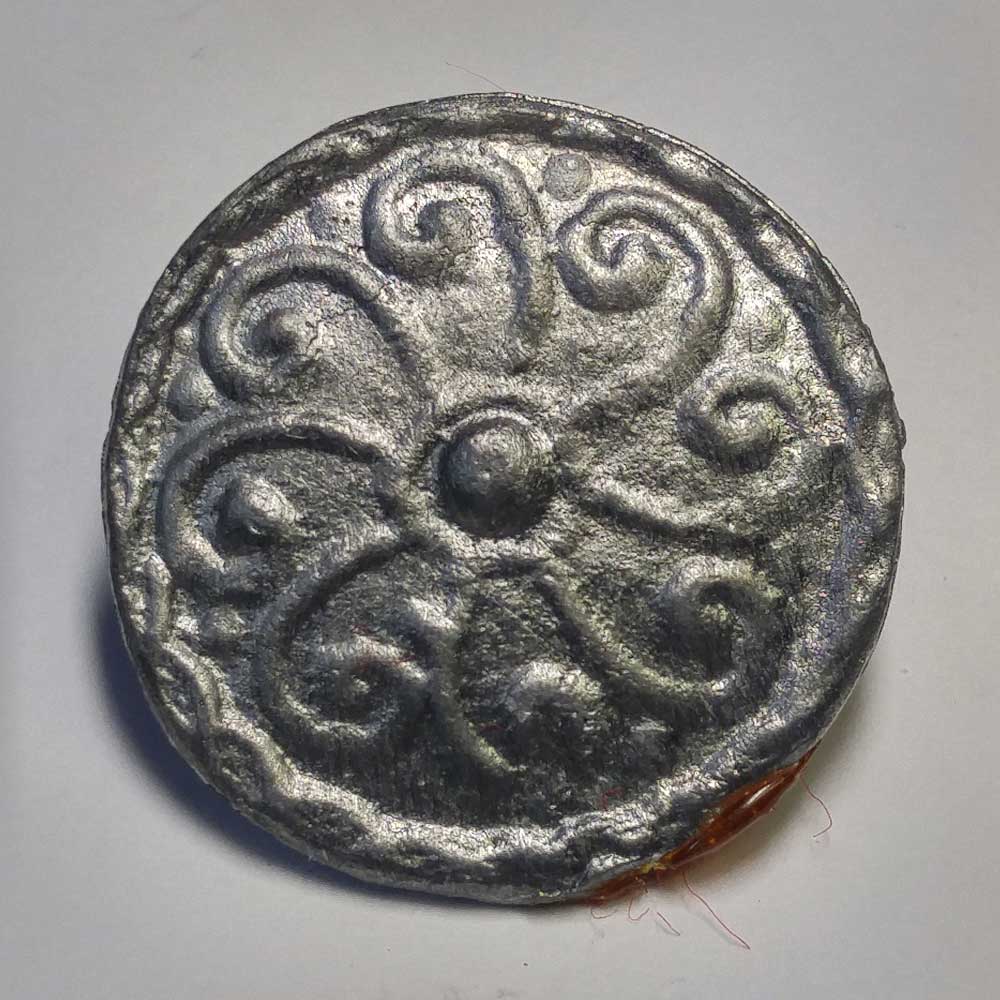 Celtic Pattern #4, Pewter, 7/8" - Click Image to Close