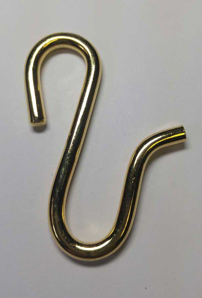 Hook: Sword belt, Gold - Click Image to Close