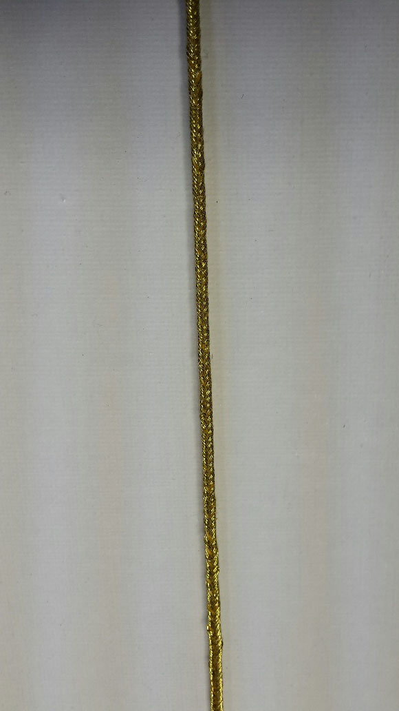 Piping, Gold, 3mm (1/8") - Click Image to Close