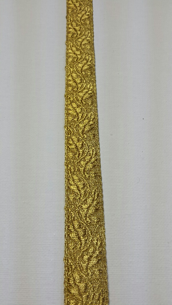 Thistle Pattern, Gold, 20mm (7/8")