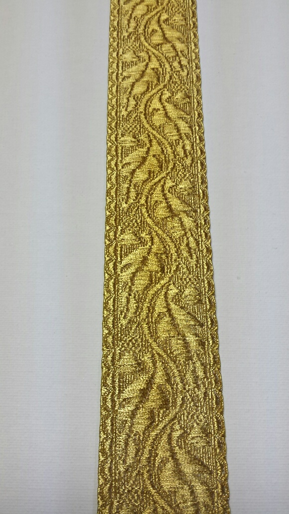 Thistle Pattern, Gold, 44mm (1-3/4")