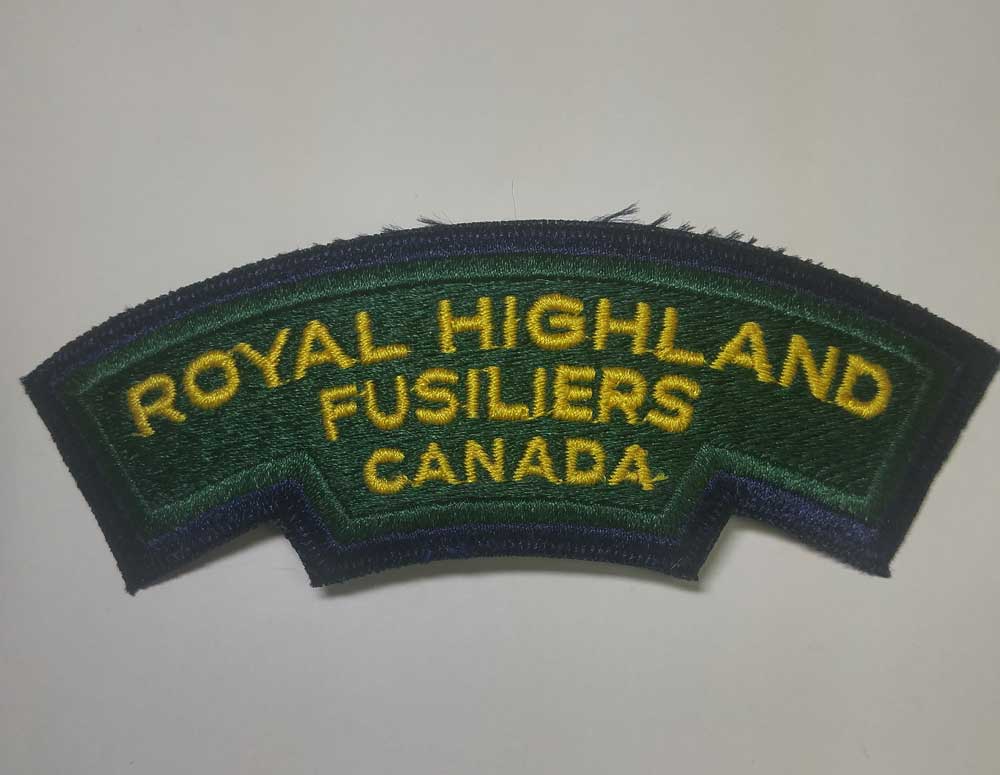 Crest: Royal Highland Fusiliers of Canada