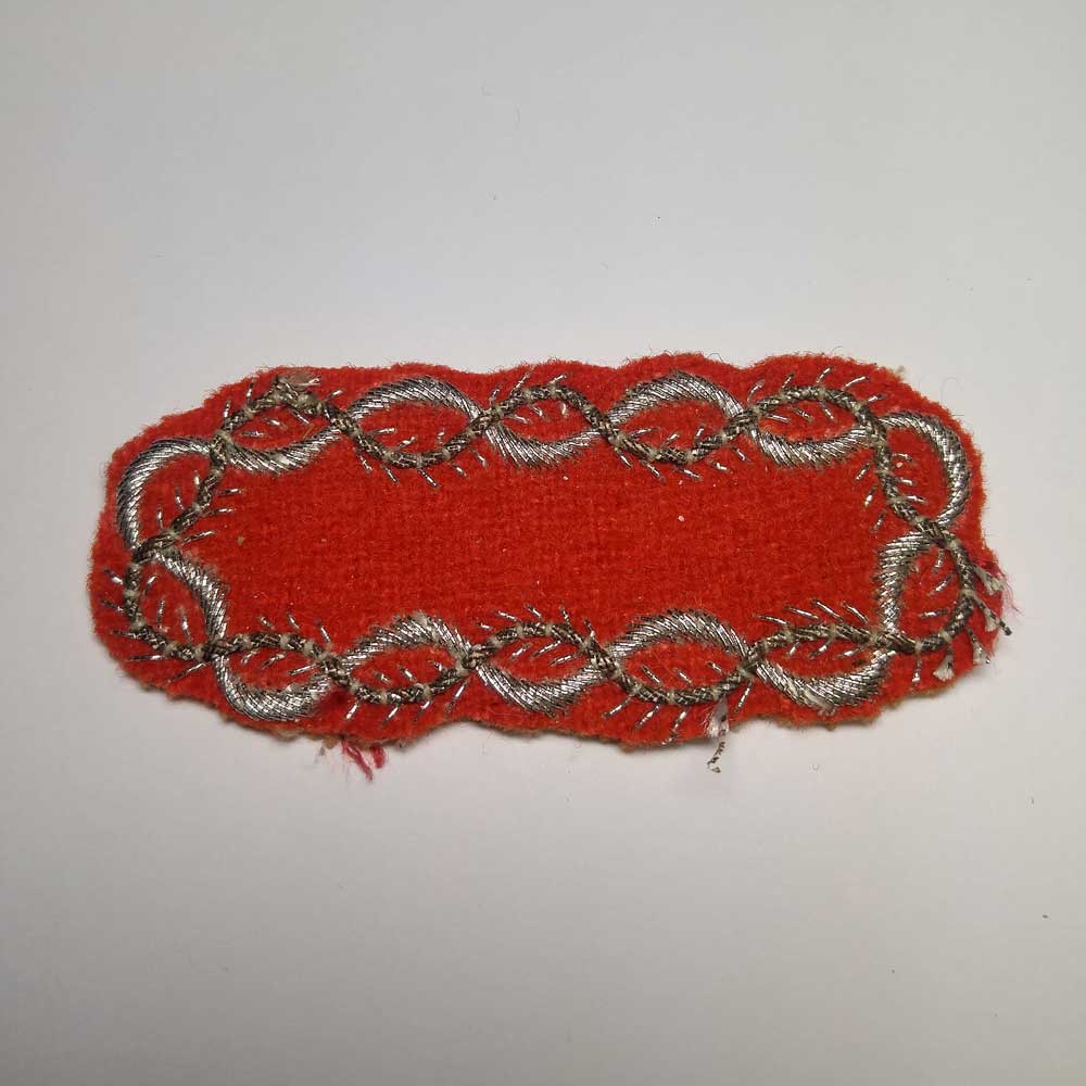Turnback Tacks: Silver Wire on Red Backing
