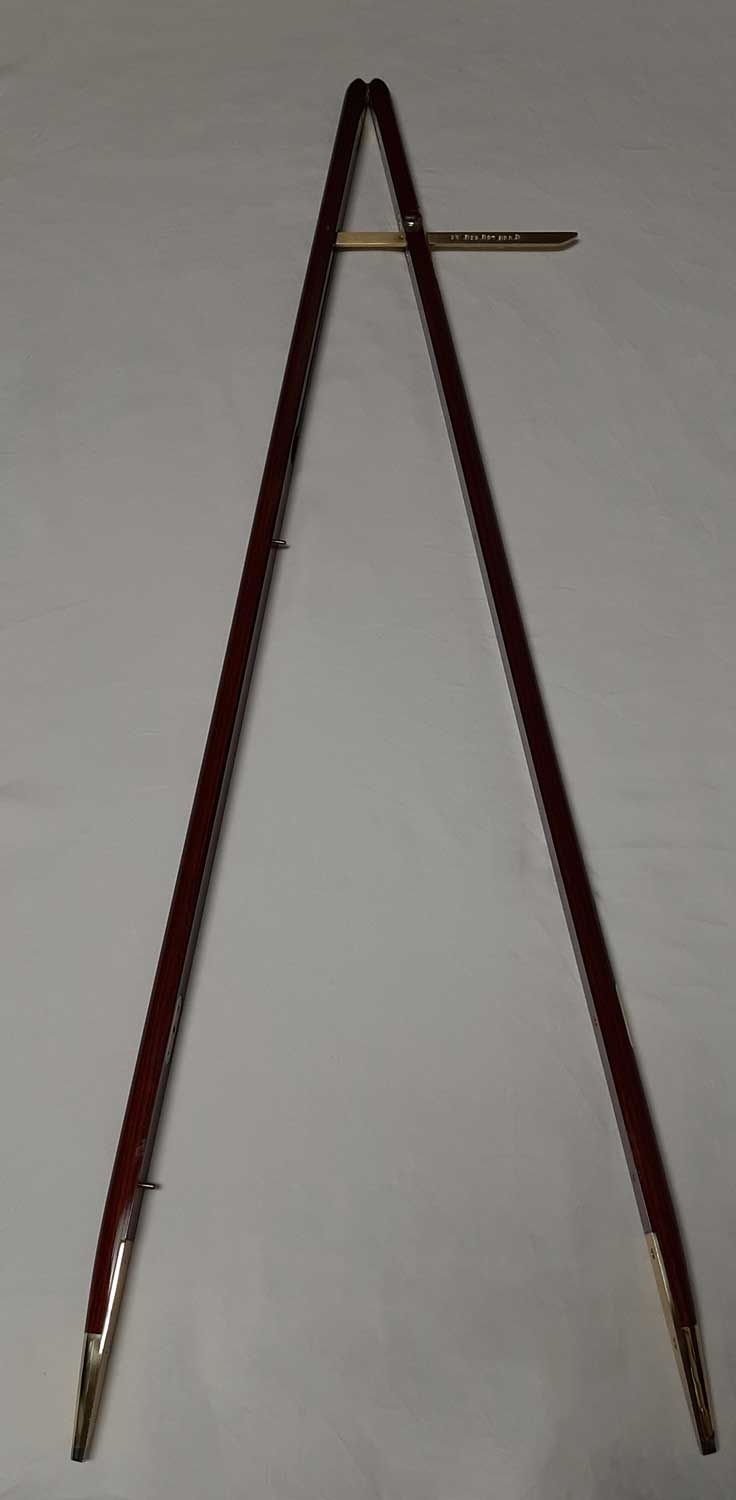 Pace Stick, British Traditional, 37" Rosewood w/Brass Fittings