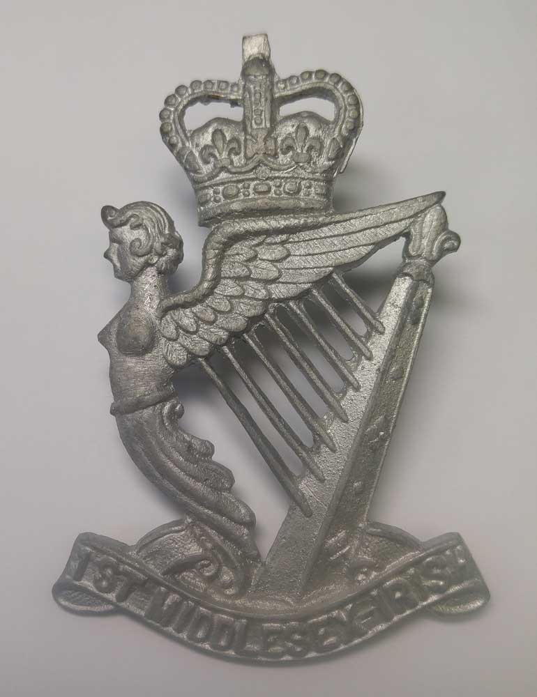 Badge: 1st Middlesex Irish