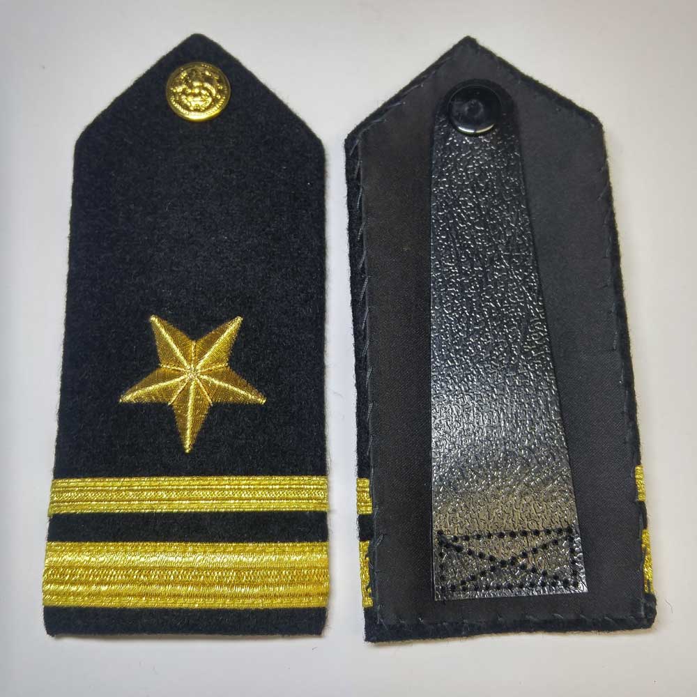 Shoulder Board, Navy, Line Officer (Hard), 5.5"