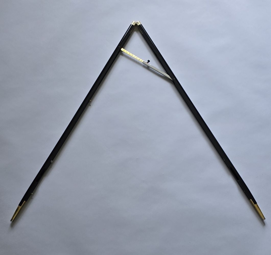 CAF Pace Stick, Black Finish with Nickel Fittings, 39" (image for) CAF Pace Stick, Black Finish with Nickel Fittings, 39"